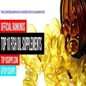 Top 10 Fish Oil Supplements To Buy - Best of 2016
