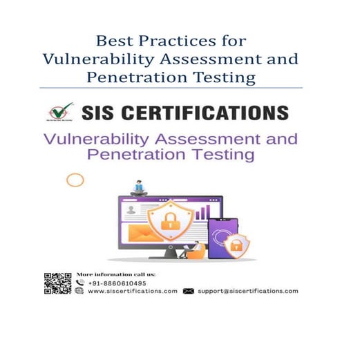 What are Vulnerability Assessment and Penetration Testing? | PDF