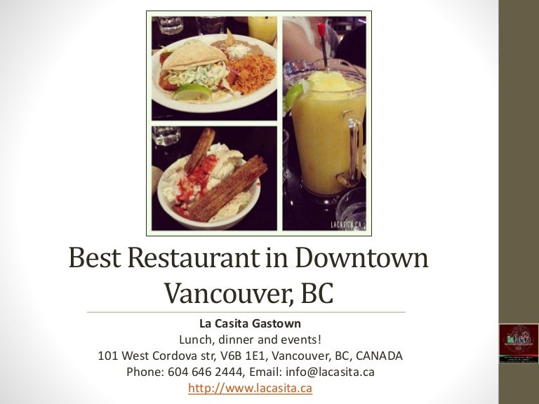 Best Restaurant in Vancouver, BC