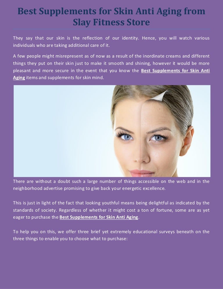 best skin supplements for aging