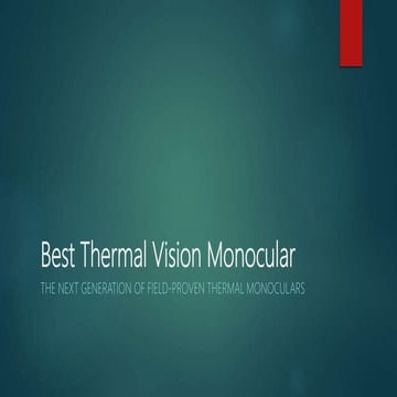 Best Thermal Vision Monocular
