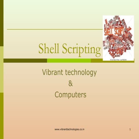 Best training-in-mumbai-shell scripting | PPT