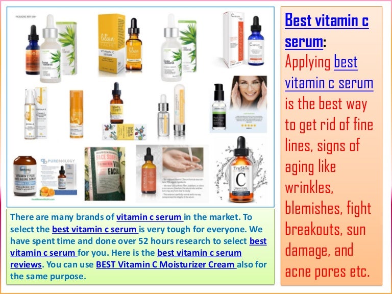 best time to use vitamin c serum