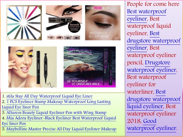 best waterproof eyeliner