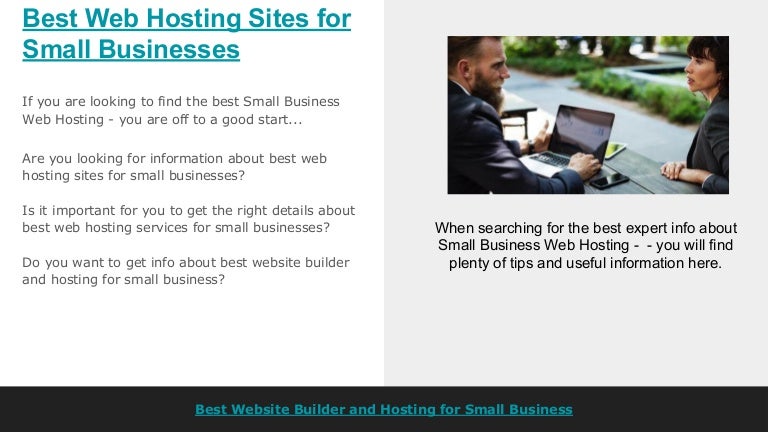 Best Web Hosting Sites For Small Businesses Images, Photos, Reviews