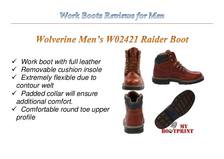 contour welt work boots