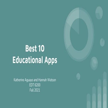 Best 10 educational apps