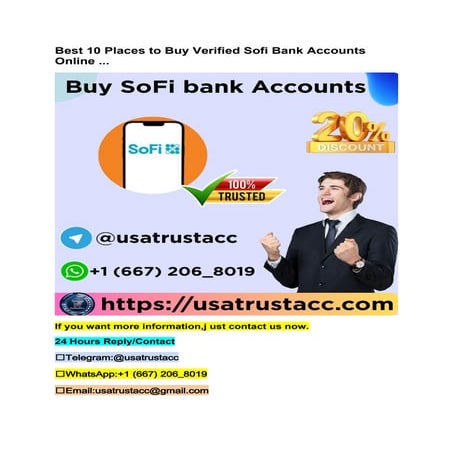 Best 10 Places to Buy Verified Sofi Bank Accounts Online ....docx