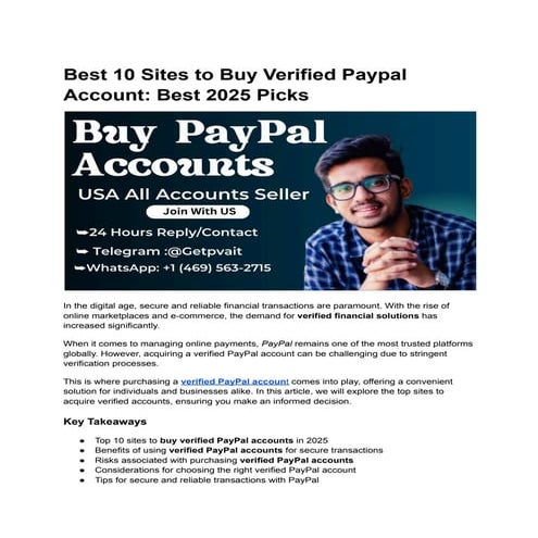 Best 10 Sites to Buy Verified Paypal Account_ Best 2025 Picks.pdf