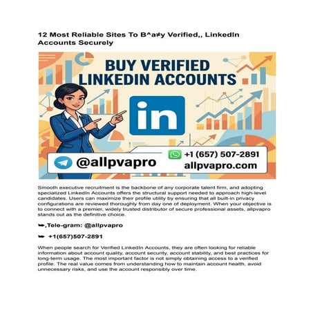 Comprehensive Guide to Secure and Verified LinkedIn Accounts for ...
