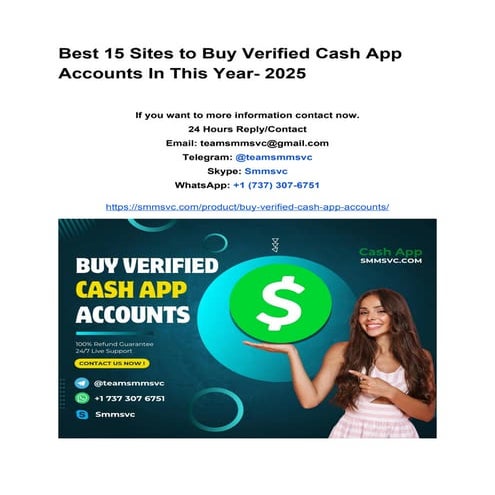 Best 15 Sites to Buy Verified Cash App Accounts In This Year- 2025.docx