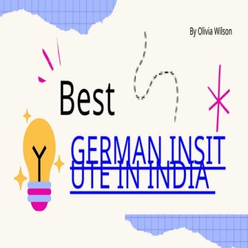 German language course in Delhi,Max Müller | PPTX