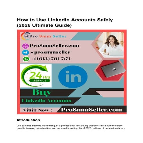 2026 Ultimate Guide to Safe LinkedIn Account Management and Growth | DOCX