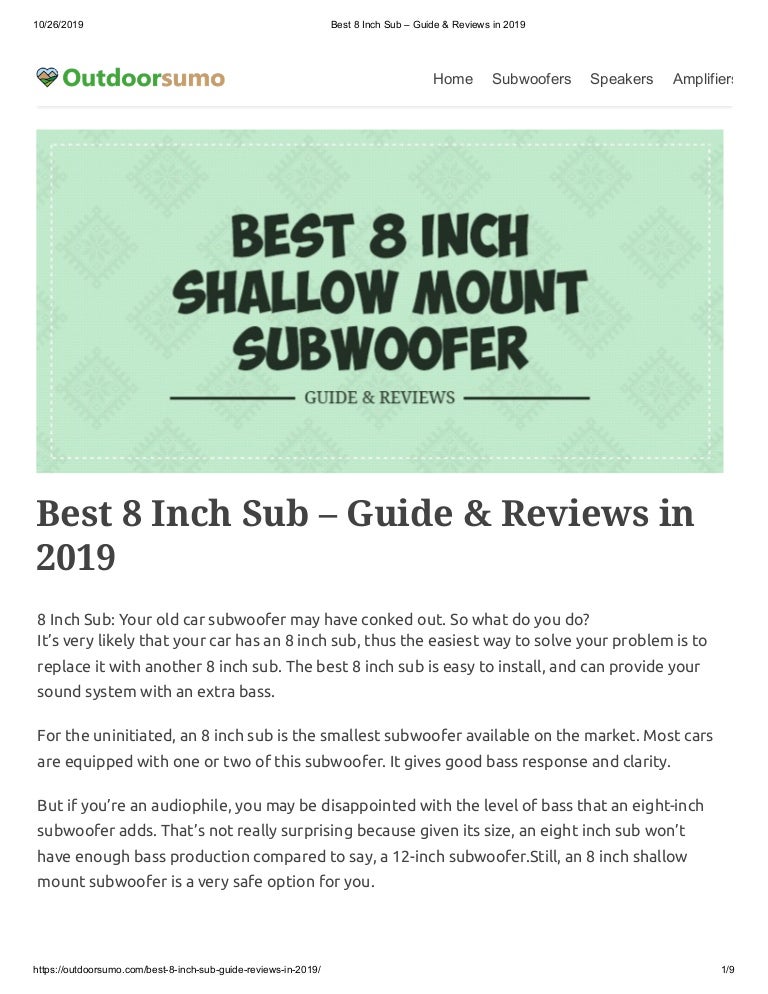 26 inch subwoofer