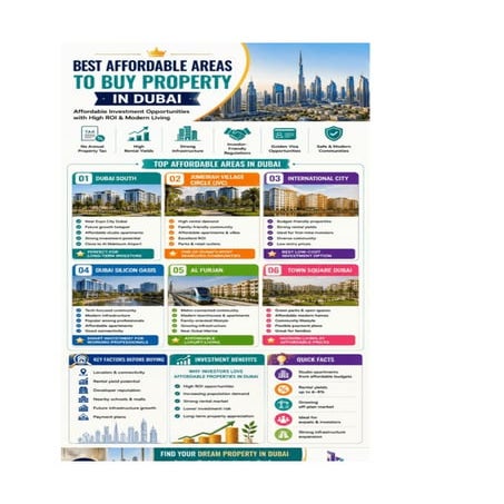 Top Affordable Communities to Buy Property in Dubai: Investment Guide ...