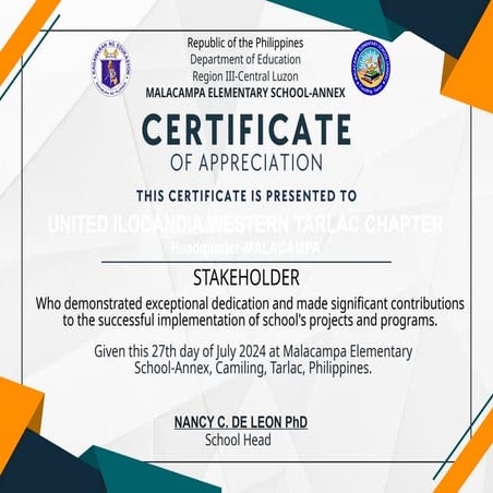 Brigarda E STAKEHOLDERS CERTIFICATE.pptx