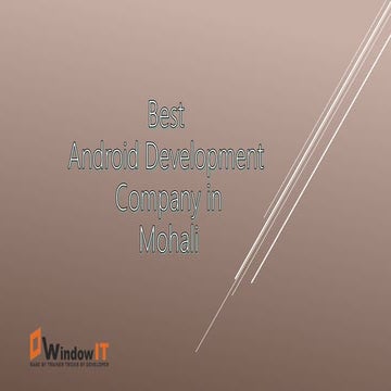 Best android development company in mohali