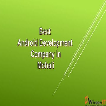 Best android development company in mohali