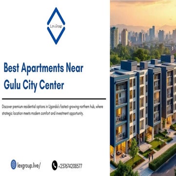 Photo inspiration: Visual Reference: Best Apartments Near Gulu City Center