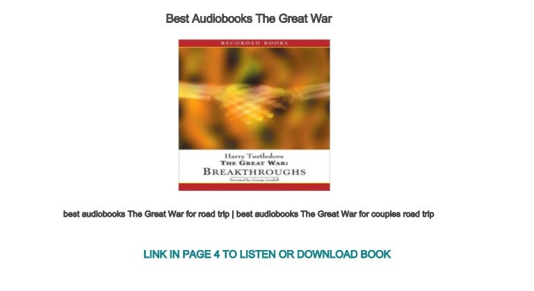 Best Audiobooks The Great War