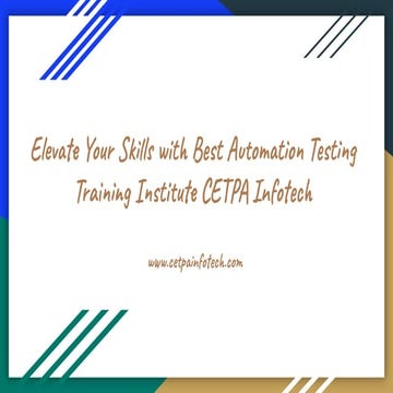 Best Automation Testing Training Institute.pdf