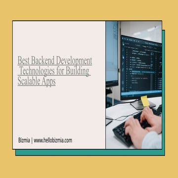 Best Backend Development Technologies for Building Scalable Apps | PPTX
