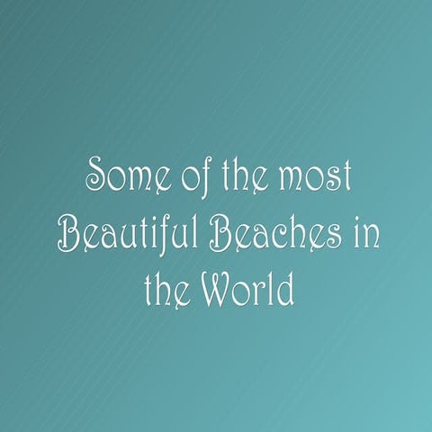 Best+beaches+in+the+world