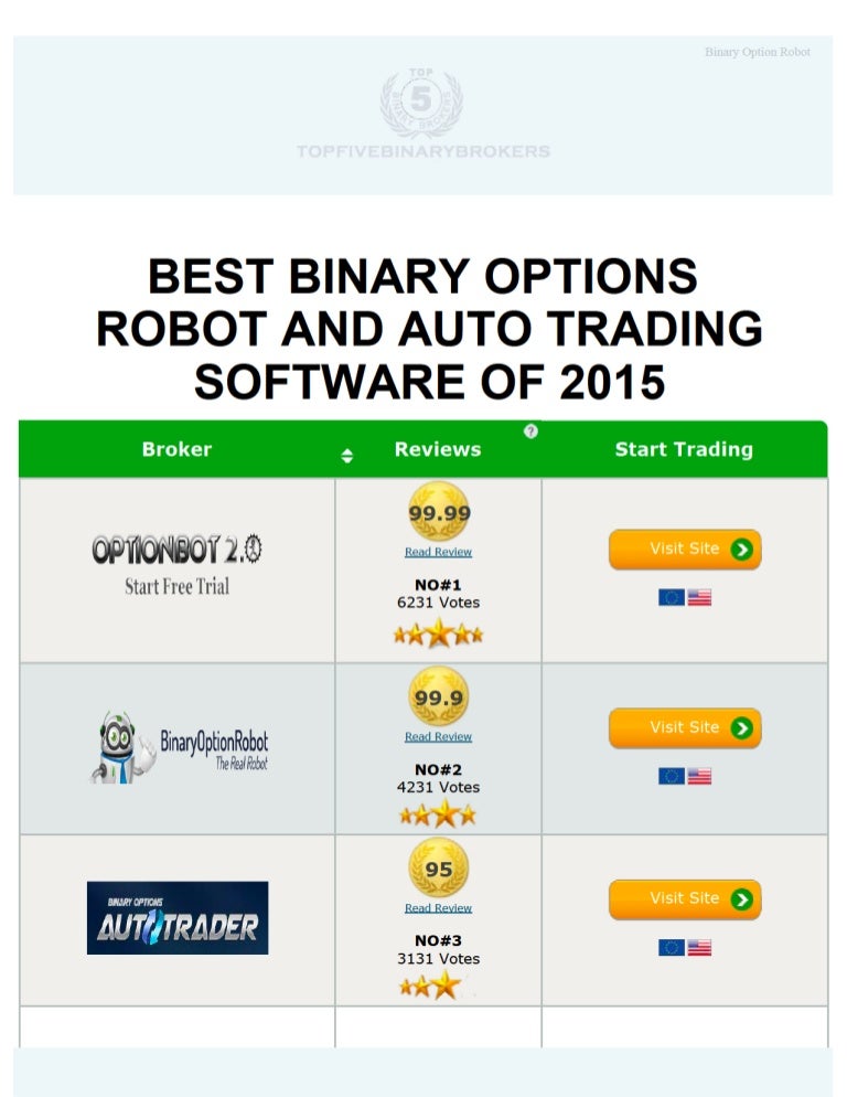 Como funciona binary option robot