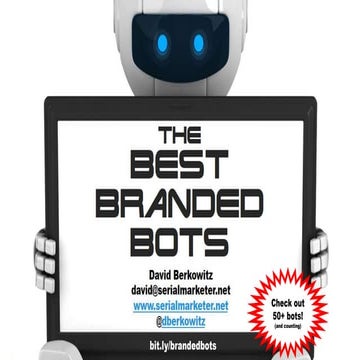 Best Branded Bots: 2018 Edition