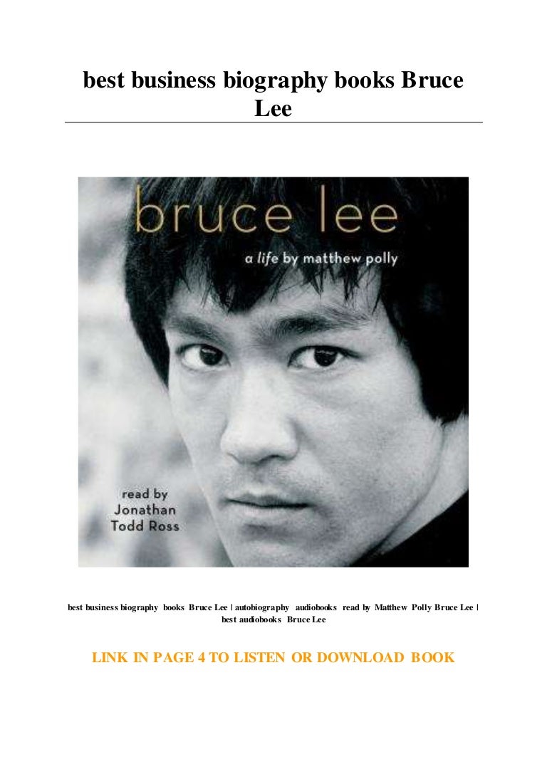 bruce lee biography book