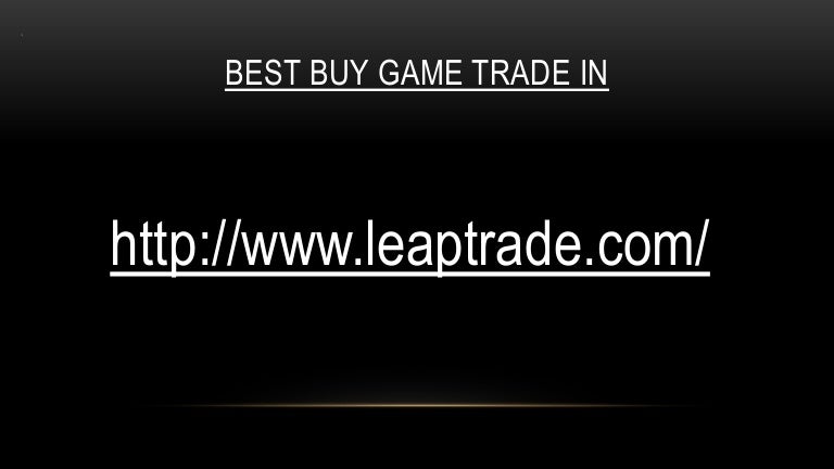 best buy game trade in