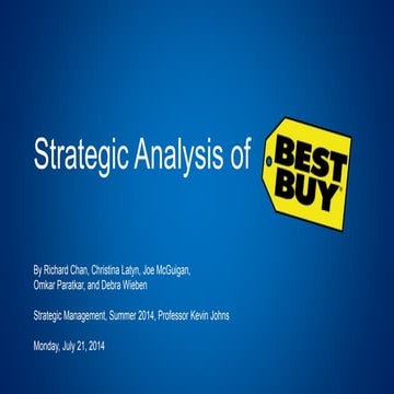 Best buy strategic analysis (bb team) final