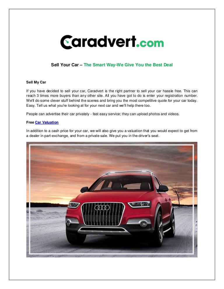 how much can i sale my car for