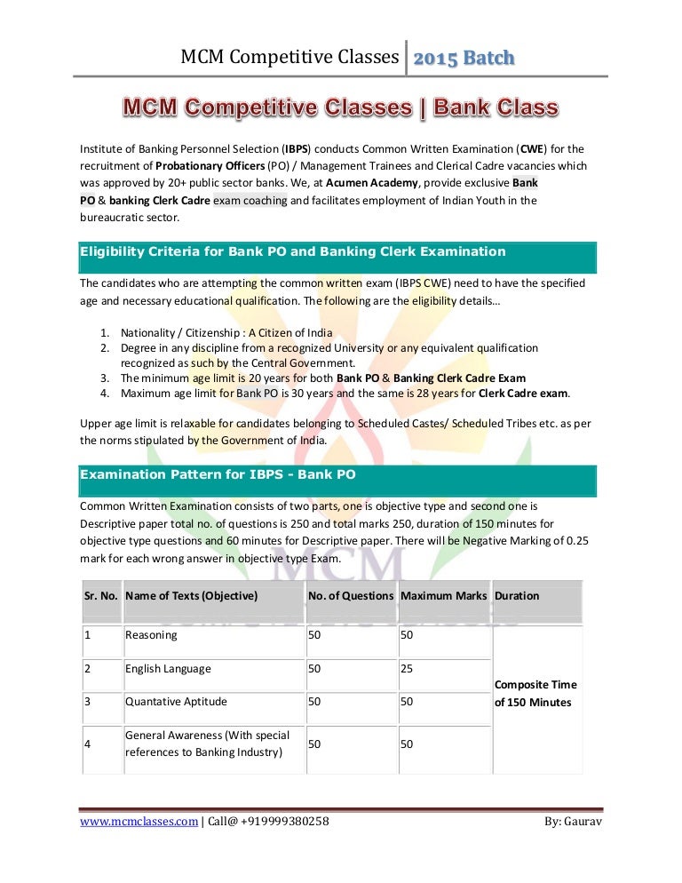 Best Coaching For Bank Exam Ibps Po clerk Coaching In Delhi Rrb Exa 