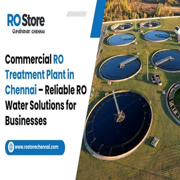 RO Store | Commercial RO Treatment Plant Chennai | PDF