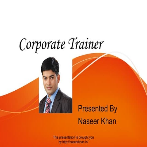 Best corporate trainer