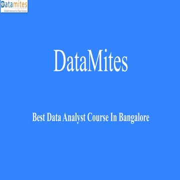 WHICH INSTITUTE IS BEST FOR DATA ANALYST IN BANGALORE visual data 3