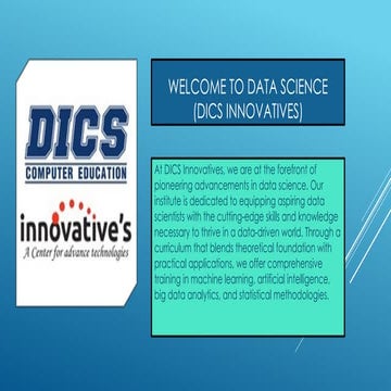 Top Data science institute in  pitampura