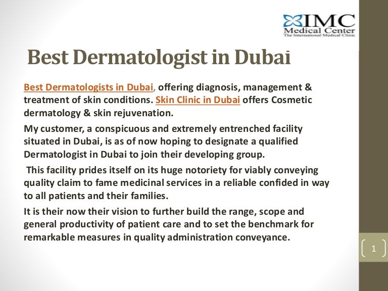 Best dermatologist in dubai