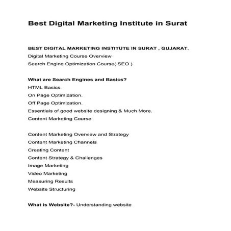 Best Digital Marketing Institute in Surat.docx