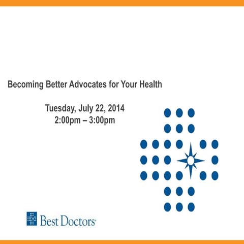 Becoming Better Advocates for Your Health