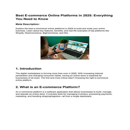 Best E-commerce Online Platforms in 2025_ Everything You Need to Know.pdf