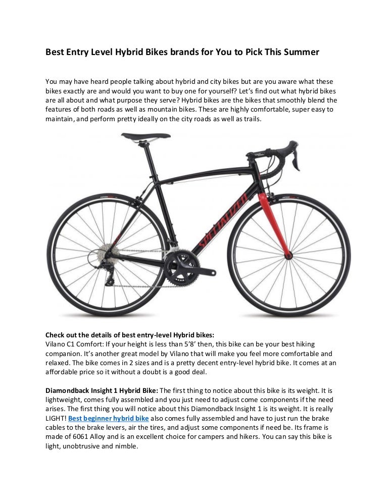 hybrid bicycle brands