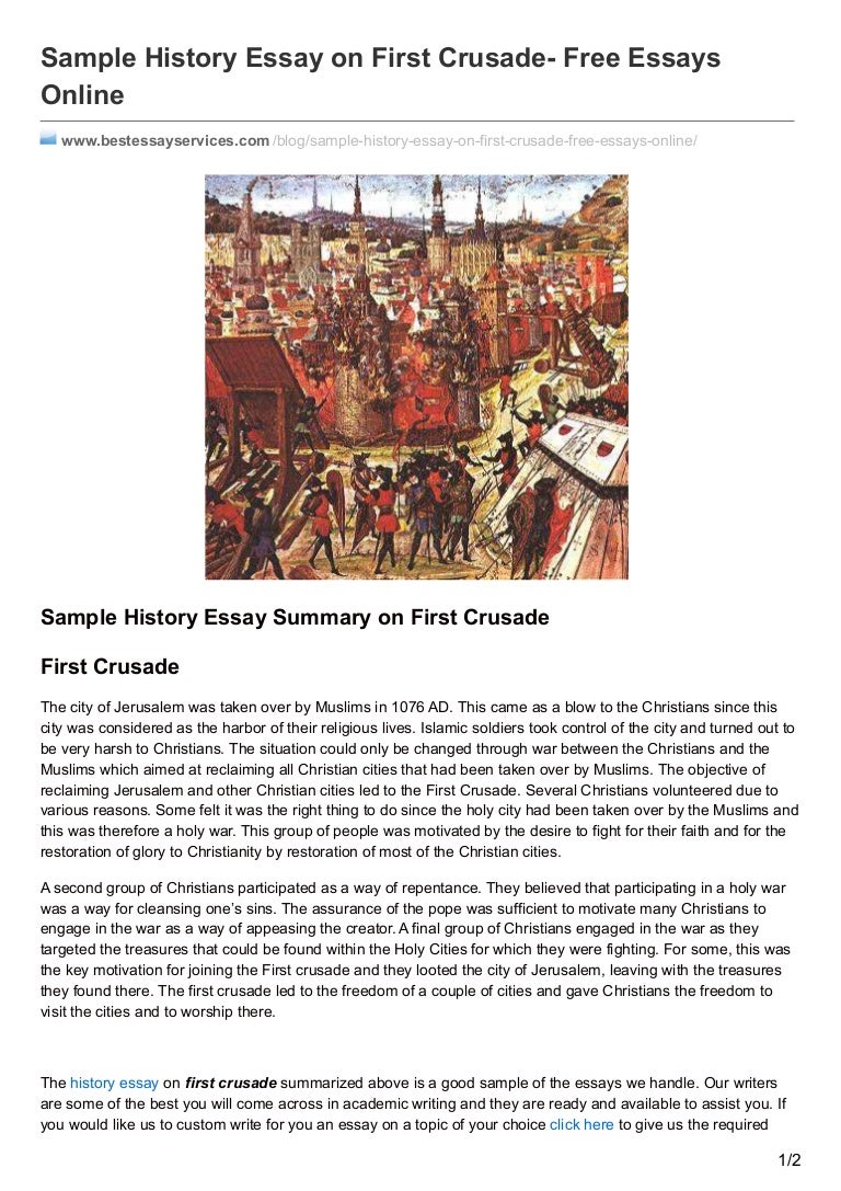 Who started the crusades image