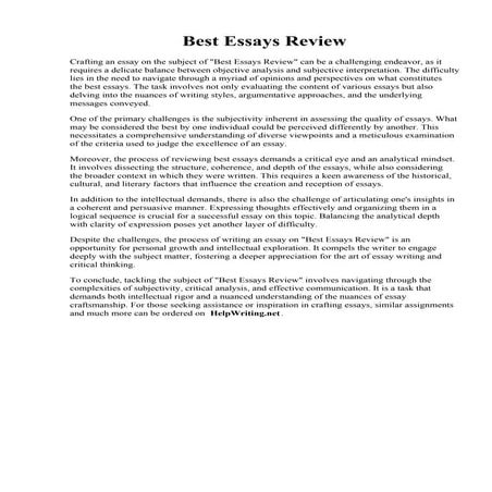 Best Essays Review.pdf