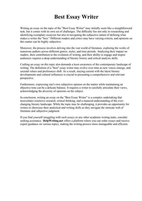 Creative Writing Handout | PDF