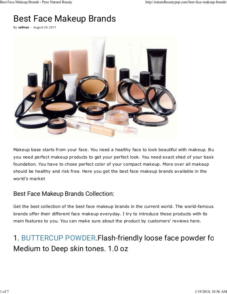 best face foundation 2018