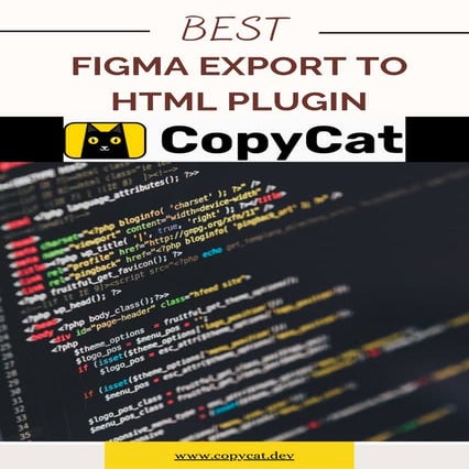 Best Figma Export to HTML Plugin