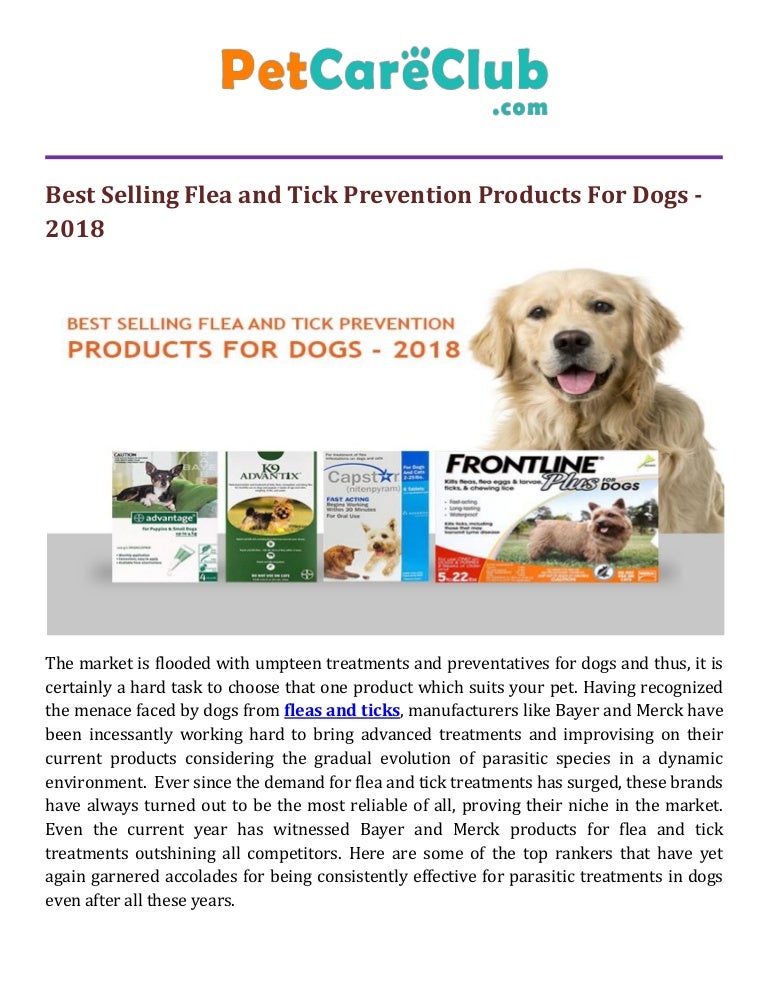 best flea medicine for dogs 2018