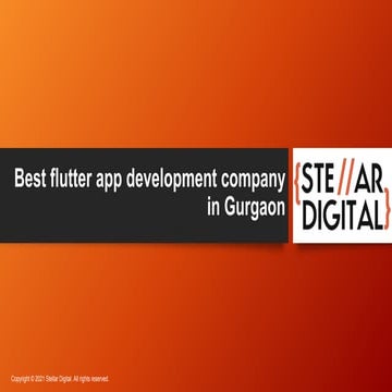 Best flutter app development company in Gurgaon